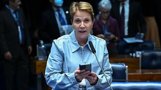A senadora Tereza Cristina pediu calma e disse que Brasil e EUA têm longa parceria e seus povos não devem ser penalizados - Reprodução / Agência FPA
