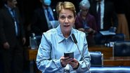 A senadora Tereza Cristina pediu calma e disse que Brasil e EUA têm longa parceria e seus povos não devem ser penalizados - Reprodução / Agência FPA