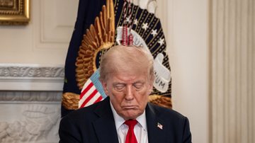 O presidente norte-americano Donald Trump disse que as pessoas contra as tarifas impostas por seu governo são tolas - Joyce N. Boghosian/White House/Fotos Públicas