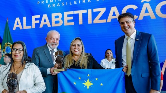 Na cerimônia de entrega do Prêmio MEC, Lula prometeu terminar seu mandato com 785 institutos federais espalhados pelo País - Ricardo Stuckert / PR