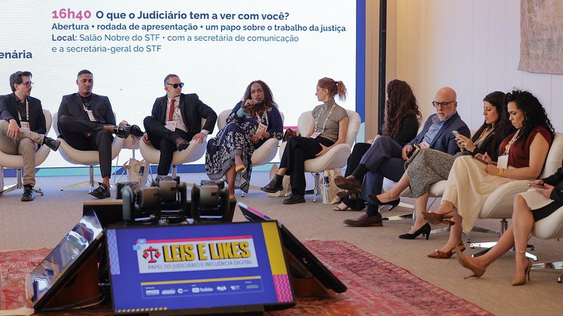 Declaração de Moraes ocorreu durante o evento "Leis e likes: o papel do Judiciário e a influência digital", promovido pelo STF - Rosinei Coutinho/STF
