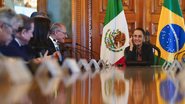 No México, Alckmin se reuniu com a presidente do país, Claudia Sheinbaum; houve assinatura de acordos entre as duas nações - MDIC