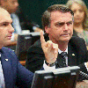 O indiciamento ocorreu no bojo da investigação sobre a suposta articulação de Eduardo Bolsonaro em torno de sanções a ministros do STF e do tarifaço dos EUA - Fabio Rodrigues-Pozzebom/ Agência Brasil