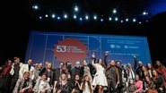 Equipe de 'Cinco Tipos de Medo”, de Bruno Bini, recebe o prêmio de Melhor Filme - Reprodução Instagram