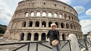 Cleusa Muncinelli, 61, durante intercâmbio em Roma, na Itália, onde combinou turismo cultural com aprendizagem de italiano - Acervo pessoal