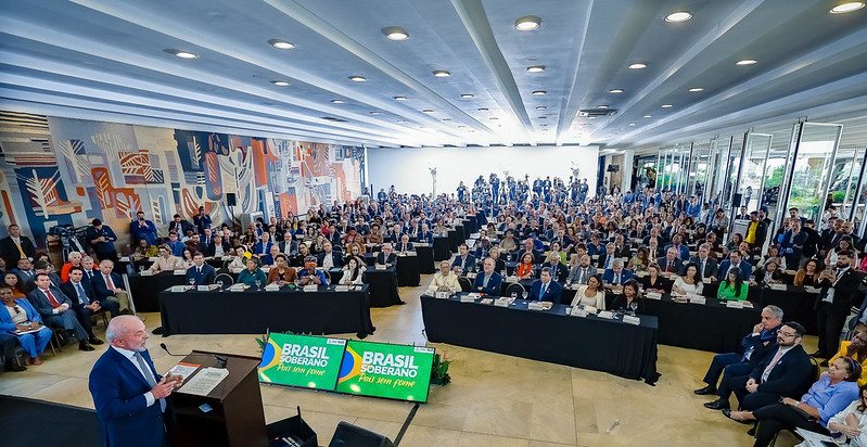 Lula ainda comentou que pretende convidar o presidente dos EUA, Donald Trump, a vir para a COP30 - Ricardo Stuckert/PR