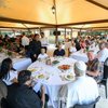 Papa celebrou uma missa especial para o grupo e os convidou para um almoço no palacete de verão do Vaticano - Divulgação/Vatican Media