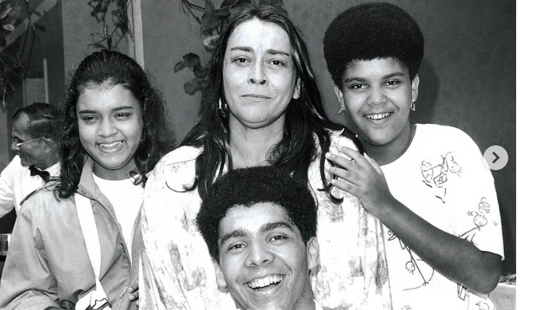 Drão, ex-esposa de Gilberto Gil,  mãe de Pedro, Preta e Maria - Reprodução/Instagran/@gilbertogil
