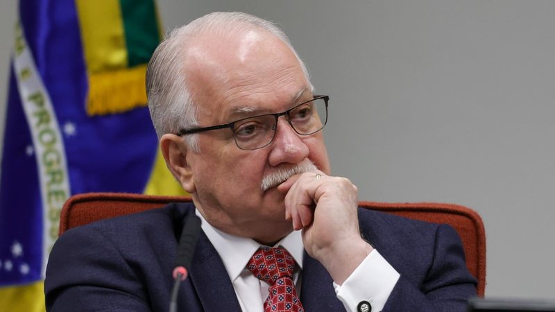 O ministro Edson Fachin ficará no cargo até 2027; eleição é protocolar e segue o critério de antiguidade - Fabio Rodrigues-Pozzebom/ Agência Brasil