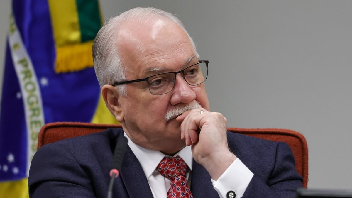 O ministro Edson Fachin ficará no cargo até 2027; eleição é protocolar e segue o critério de antiguidade - Fabio Rodrigues-Pozzebom/ Agência Brasil