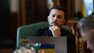 Zelensky acusou Putin de mentir sobre a captura da cidade de Konstantynivka, em Donbass, que continuaria sob domíno ucraniano - RS/via Fotos Publicas