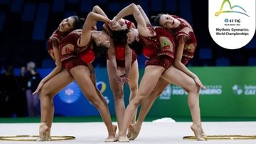 Mais cedo time brasileiro levou uma inédita medalha de prata no Mundial de Ginástica Rítmica no Rio de Janeiro - Reprodução Instagram