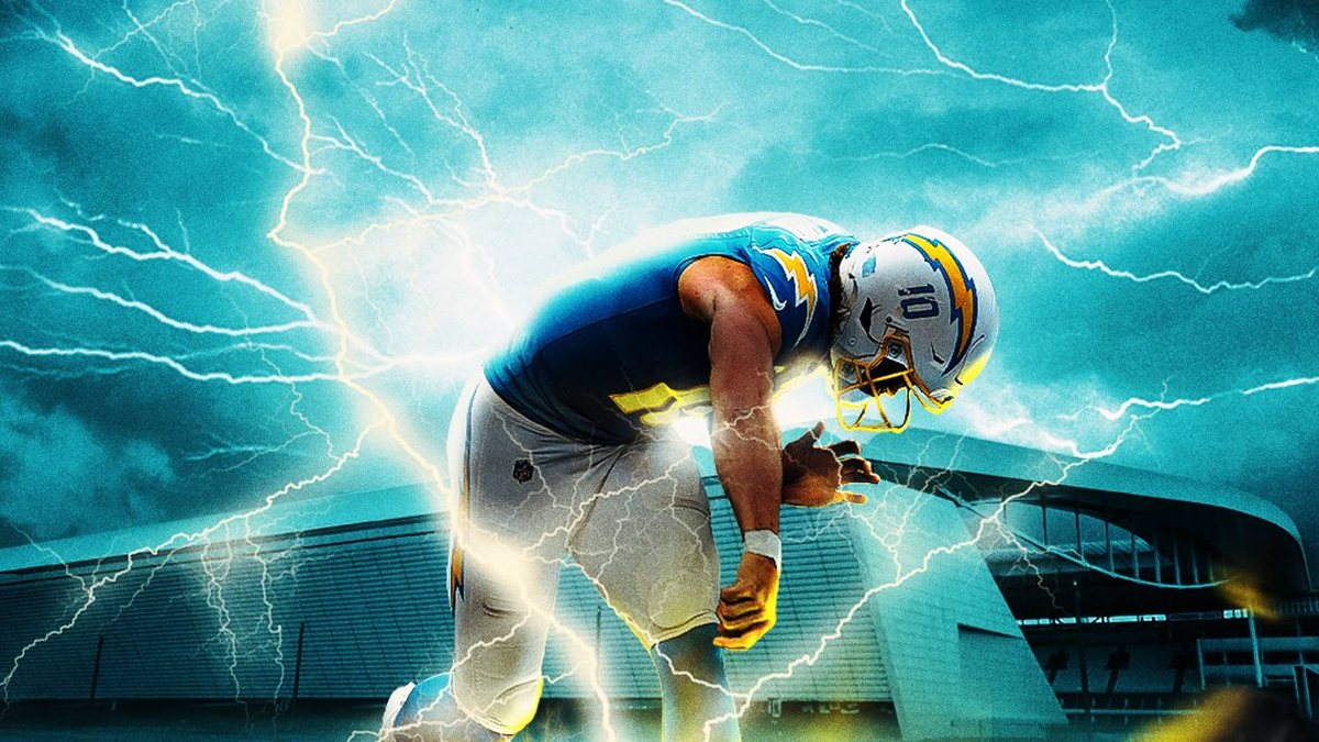 Cartaz do jogo entre Los Angeles Chargers e Kansas City Chiefs, dia 05/09, em São Paulo: partida também vai ser transmitido - NFL / Reprodução X