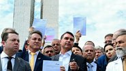 O objetivo da manifestação é pressionar os presidentes das Casas a pautar a anistia para o ex-presidente Jair Bolsonaro (PL) - Edilson Rodrigues/Agência Senado
