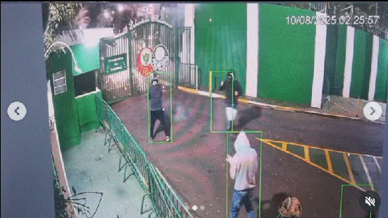 O clube afirmou que pretende registrar boletim de ocorrência e que já está em contato com a Polícia Civil para apurar os responsáveis - Reprodução/Instagran/@SEPalmeiras