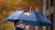 Entenda a função da ponta metálica do guarda-chuva - Foto: Envato Elements