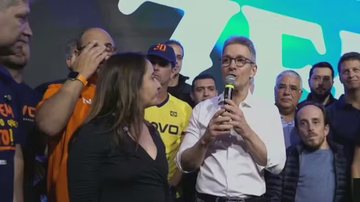 Declarações de Zema foram feitas em evento da Confederação Nacional do Comércio de Bens, Serviços e Turismo. - Reprodução/TV Globo