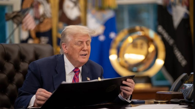 "Toda conversa com Putin é boa", diz o presidente dos Estados Unidos, Donald Trump - White House