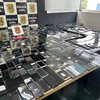 Celulares apreendidos em operação da polícia - Divulgação - SSP