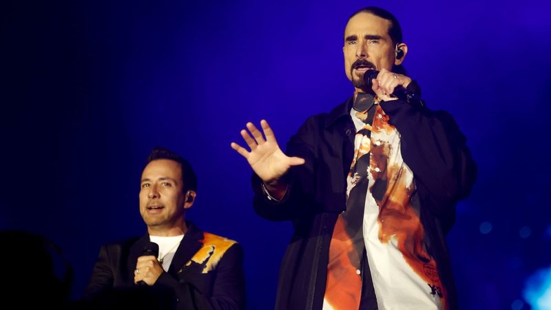 A banda Backstreet Boys foi um dos destaques deste fim de semana durante o Festival The Town - Ale Frata/Estadão Conteúdo