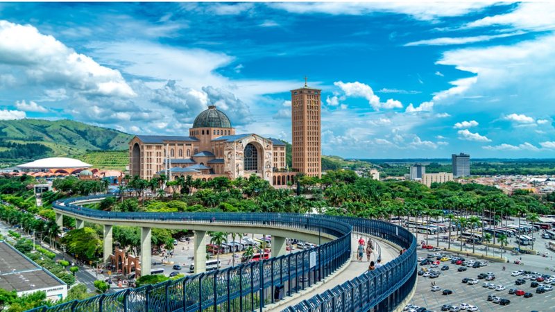 Obra visa elevar segurança para romeiros, especialmente na época do dia de Nossa Senhora Aparecida - Reprodução / Prefeitura de Aparecida