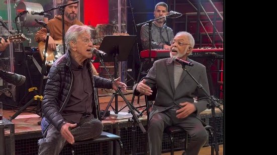 Também participaram Ivete Sangalo, Ney Matogross, Xande de Pilares, Tom, Zeca e Moreno Veloso, Mosquito e Pretinho da Serrinha - Divulgação/Instagran/@caetanoveloso