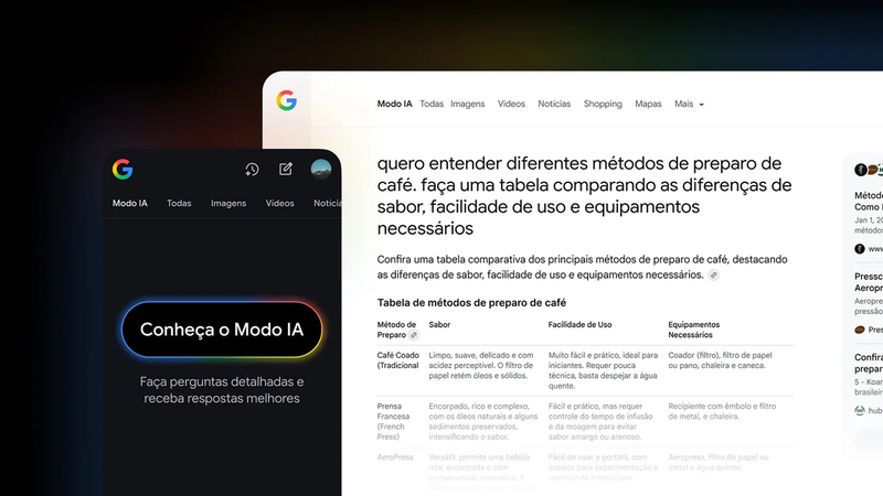 A ferramenta já mostra potencial para ampliar a forma como as pessoas acessam informações - Foto: reprodução arquivo Google Brasil