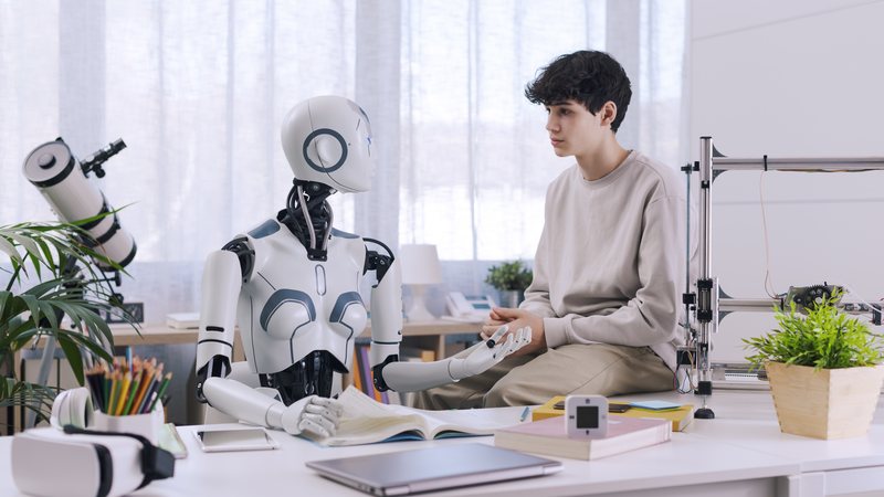 Entre os estudantes do ensino fundamental essa proporção reduz bastante, sugerindo que o uso da IA aumenta com a idade - Envato