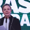 Gleisi: “Sozinha ou associada a outras empresas, a Petrobras é responsável por 90% dessa produção recorde" - CanalGov/Reprodução / Agência Brasil