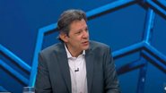 O ministro da Fazenda Fernando Haddad no programa Canal Livre, da Band - Reprodução Youtube
