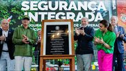 O chanceler Mauro Vieira, Gustavo Petro, Lula, e María José Pinto na inauguração do Centro de Cooperação Policial Internacional da Amazônia - Ricardo Stuckert / PR