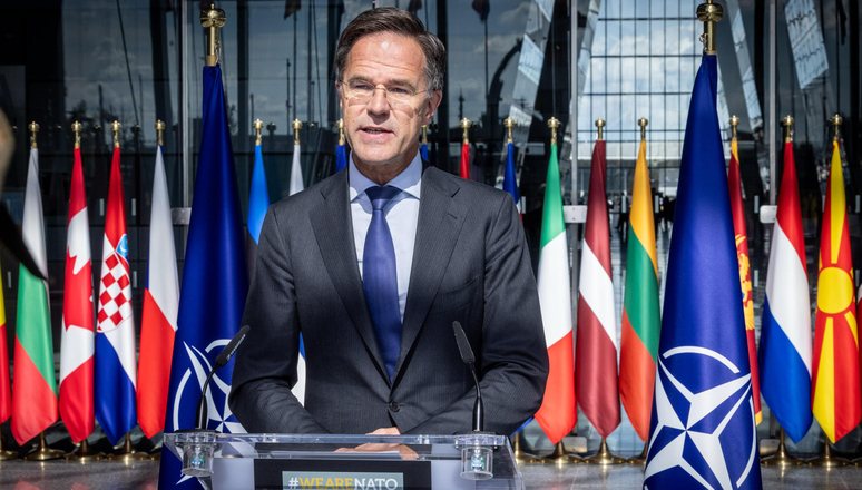 ""As nossas defesas aéreas foram ativadas e garantiram com sucesso a defesa do território da Otan", disse Mark Rutte, da Otan - Divulgação / Otan
