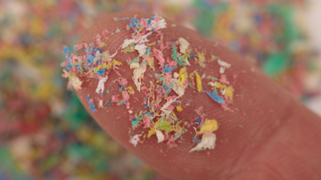 O glitter de polipropileno é permitido apenas para fins decorativos - Foto: Envato Elements