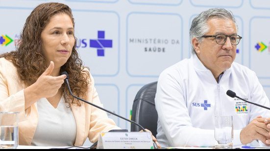 Medida foi anunciada pelo ministro da Saúde, Alexandre Padilha, e pela ministra da Gestão e da Inovação, Esther Dweck - João Risi/MS