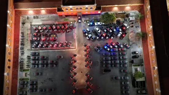 Operação Spare realizada na manhã desta quinta-feira, 25 - Divulgação - Polícia Militar de SP