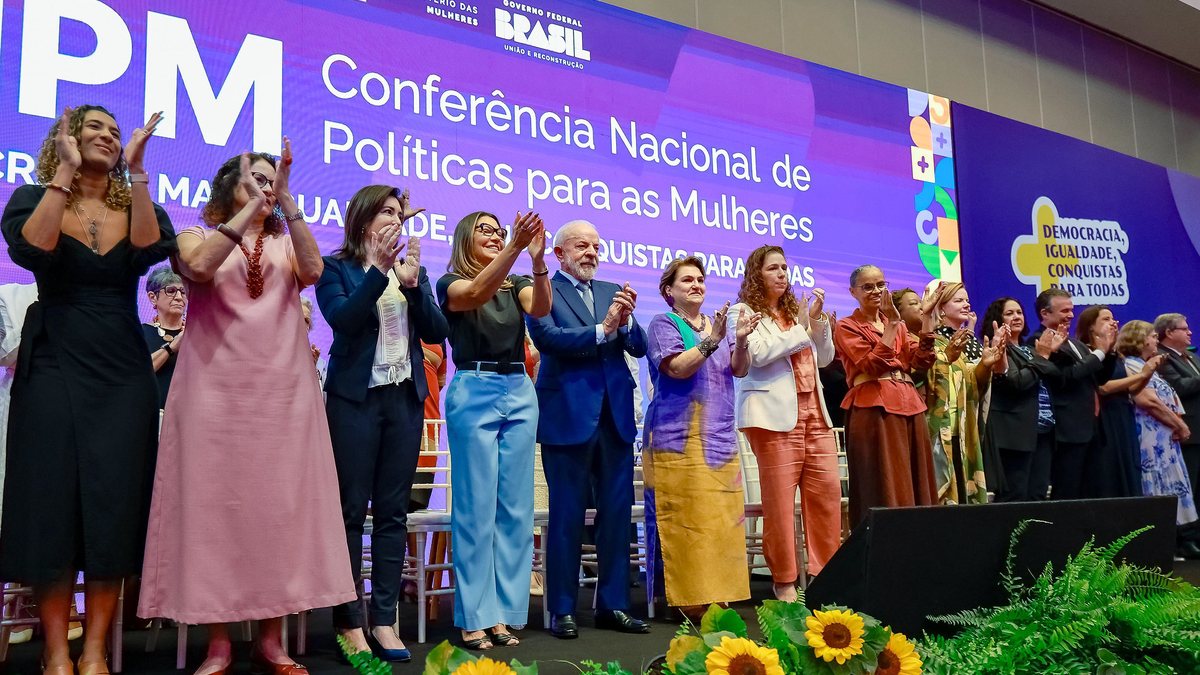 Anúncio foi feito durante a abertura da 5ª Conferência Nacional de Políticas para as Mulheres (5ª CNPM), em Brasília (DF) - Ricardo Stuckert / PR
