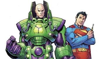 Não se sabe se o filme seguirá o enredo dos quadrinhos, mas na HQ, Lex Luthor cria um traje para combinar a força e a habilidade de Superman - Reprodução/Instagran/@jamesgunn
