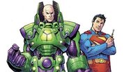 Não se sabe se o filme seguirá o enredo dos quadrinhos, mas na HQ, Lex Luthor cria um traje para combinar a força e a habilidade de Superman - Reprodução/Instagran/@jamesgunn