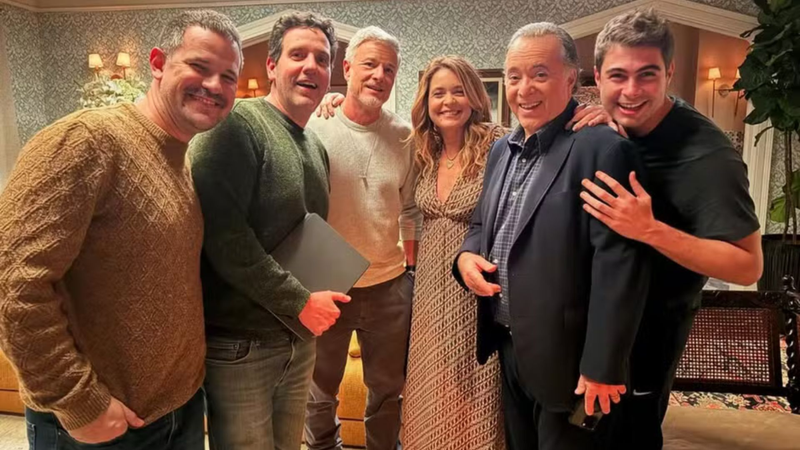 O ator já está de volta aos Estúdios Globo para gravar novas sequências - Foto: Reprodução/Instagram