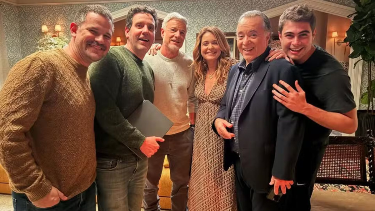 O ator já está de volta aos Estúdios Globo para gravar novas sequências - Foto: Reprodução/Instagram