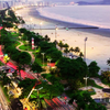 Um dos cinco destinos, Santos possui o maior jardim de orla do mundo - Reprodução / PMS