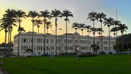 Prédio central do Campus Viçosa da UFV, localizado na região da Zona da Mata mineira - Reprodução/Google Maps