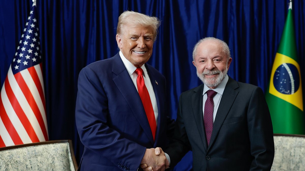 Presidente da República, Luiz Inácio Lula da Silva, durante Encontro com o Presidente dos Estados Unidos, Donald Trump - Ricardo Stuckert / PR