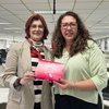 Sócia-fundadora do IQeB, Deborah C. Bosco e a repórter Alessandra Taraborelli - Manuela França