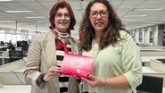 Sócia-fundadora do IQeB, Deborah C. Bosco e a repórter Alessandra Taraborelli - Manuela França