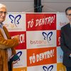 Os jornalistas Eduardo Ribeiro e Paulo Marinho, do bstory, movimento em favor do público 50+ - Divulgação / bstory