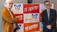 Os jornalistas Eduardo Ribeiro e Paulo Marinho, do bstory, movimento em favor do público 50+ - Divulgação / bstory