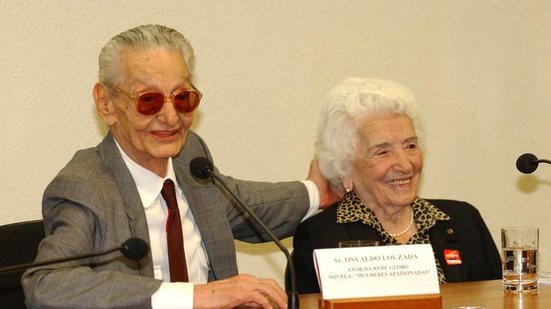 O casal da novela "Mulheres Apaixonadas", interpretado por Carmen Silva e Oswaldo Louzada, sofria abusos e violências cometidos pela neta - Agência Senado