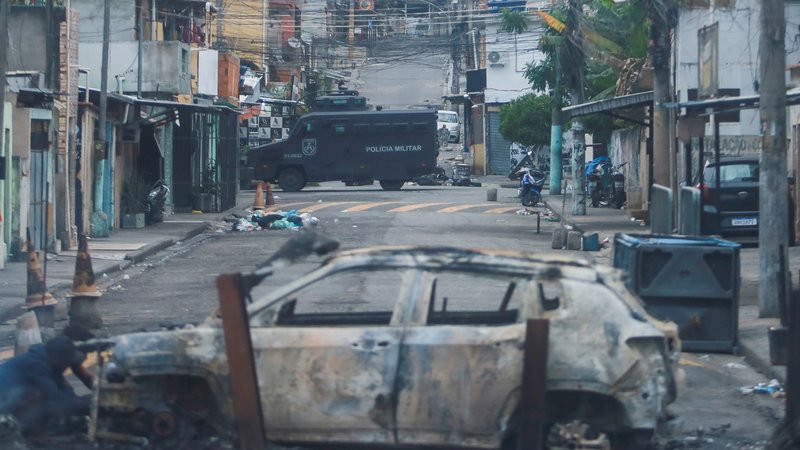 Batizada de "Operação Contenção", a ação do governo do Rio de Janeiro contra criminosos resultou em mais de 100 mortes - Pedro Kirilos/Estadão Conteúdo