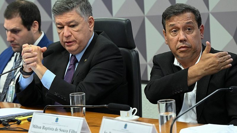 Milton Baptista de Souza Fº e o sindicato foram alvos da nova etapa da Operação Sem Desconto, que investiga as fraudes no INSS - Carlos Moura/Agência Senado